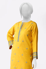 Mustard Embroidered 2PC From Sohaye By Diners