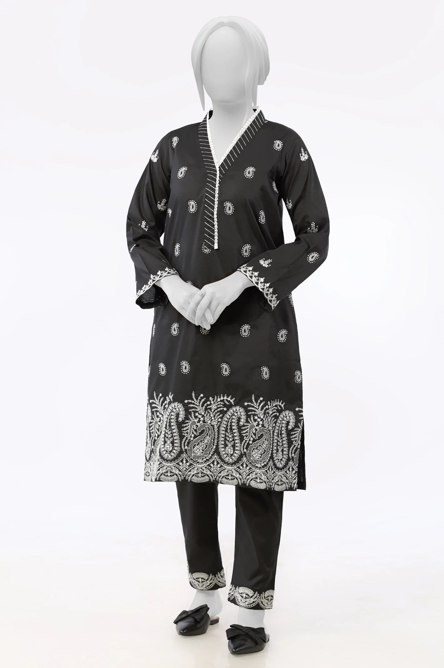 Black Embroidered 2PC From Sohaye By Diners