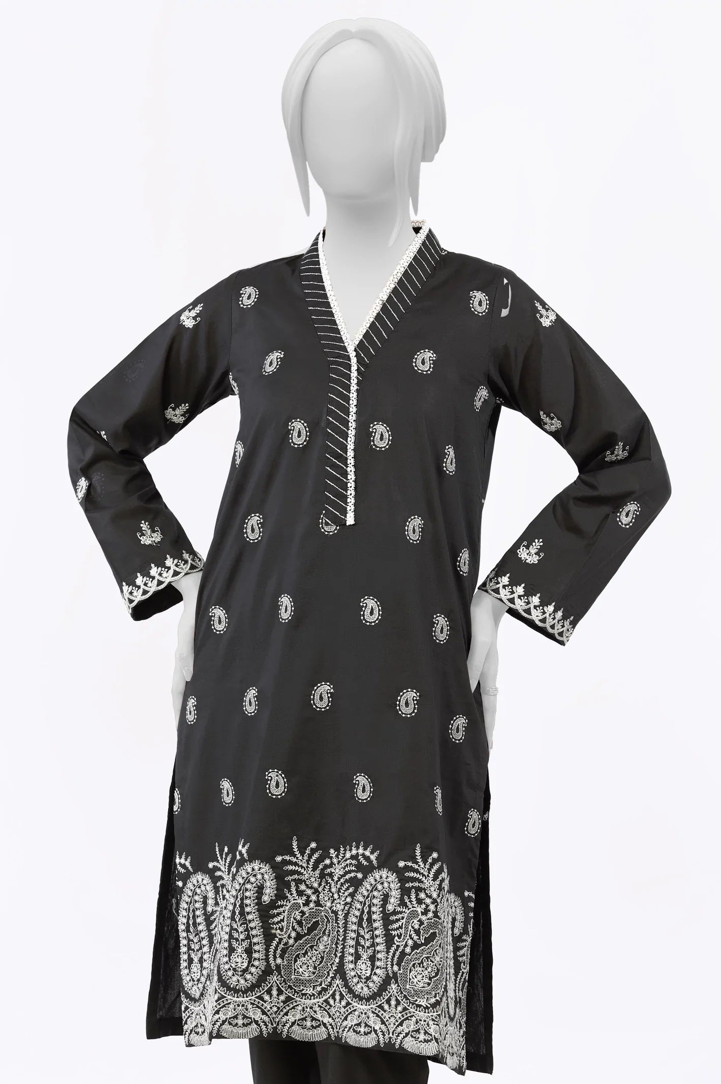 Black Embroidered 2PC From Sohaye By Diners