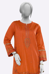 Rust Embroidered 2PC