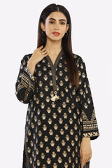 Black Block Printed 2PC From Sohaye By Diners