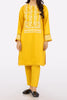 Yellow Embroidered 2PC