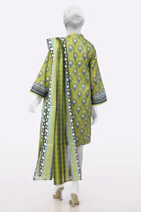 Light Green Printed Kurti With Dupatta From Sohaye By Diners