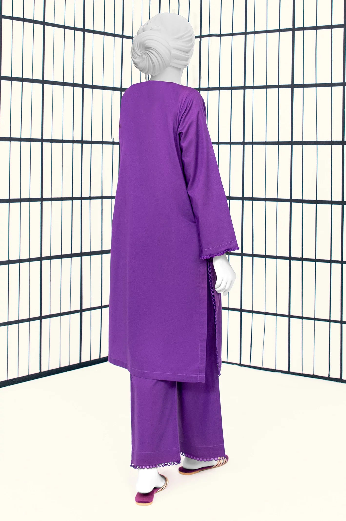 Purple 2PC Ready To Wear Suit for Womens