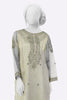 Beige Embroidered 2PC
