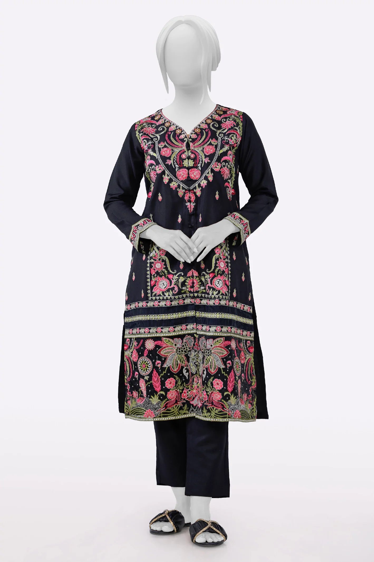 Black Embroidered 2PC From Sohaye By Diners