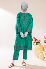 Sea Green Embroidered 2PC