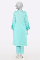 Sea Green Embroidered 2PC