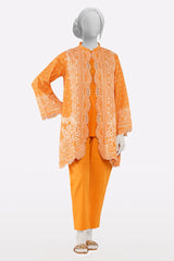 Orange Printed 2PC