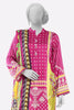 Pink Printed Kurti With Dupatta