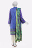 Purple Printed Embroidered Kurti With Dupatta