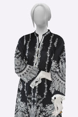 Black Printed 2PC
