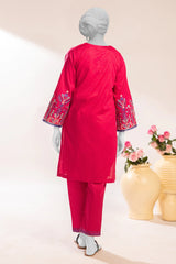 Pink Embroidered 2PC