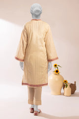 Beige Embroidered 2PC