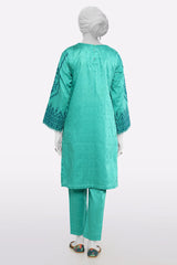 Sea Green Embroidered 2PC