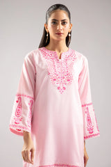 Pink Embroidered 2PC