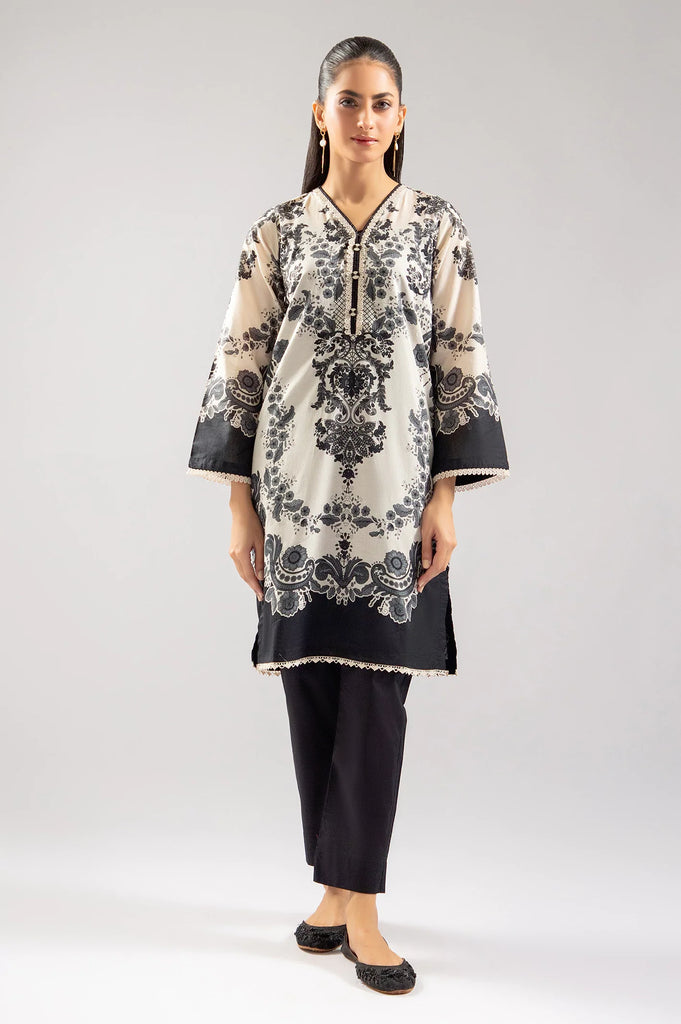 Beige Printed 2PC From Sohaye By Diners