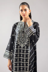 Black Embroidered 2PC