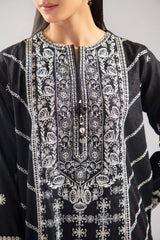 Black Embroidered 2PC