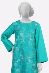 Green Embroidered 2PC