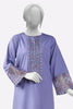 Purple Embroidered 2PC