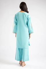 Light Blue Embroidered 2PC