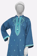 Blue Embroidered 2PC