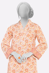 Orange Printed 2PC