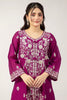 Dark Pink Embroidered 2PC