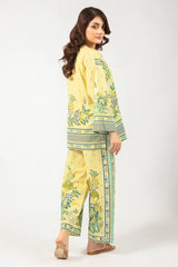 Yellow Fusion Printed 2PC