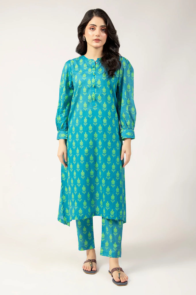 Blue Printed 2PC