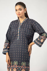 Black Printed 2PC