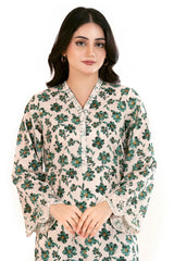Printed Embroidered 2PC