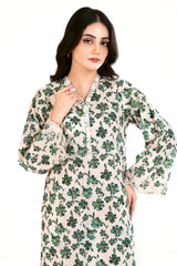 Printed Embroidered 2PC