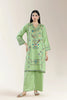 Embroidered Cambric Green 2Pc
