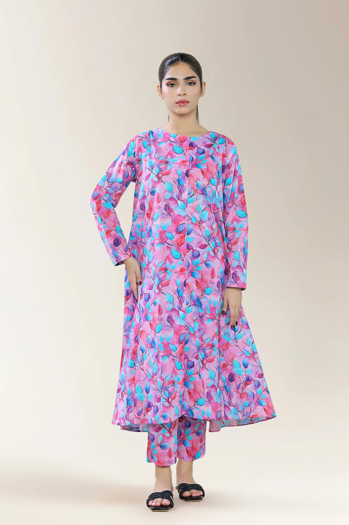 Printed Lawn Pink 2PC