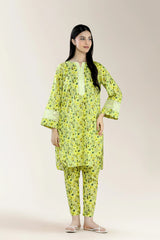 Print With Embroidery Lawn Multi 2Pc