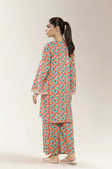 Print With Embroidery Lawn Multi 2PC