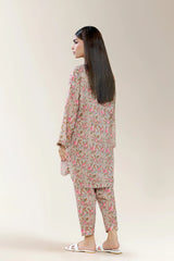 Printed Lawn Grey 2PC