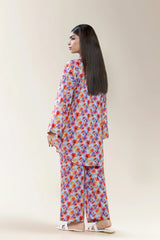 Printed Lawn Grey 2PC