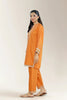 Embroidered Jacquard Rust 2PC