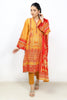 3PC Cambric Orange Suit - Diners