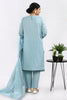3PC Embroidered Sky Blue Suit - Diners