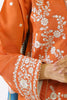 Rust Embroidered 3PC From Sohaye By Diners