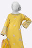 Mustard Embroidered 3PC From Sohaye By Diners