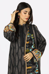 Black Printed 3PC