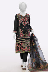 Black Embroidered 3PC From Sohaye By Diners