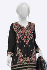 Black Embroidered 3PC From Sohaye By Diners