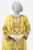 Yellow Embroidered 3PC