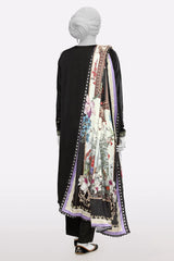 Black Embroidered 3PC
